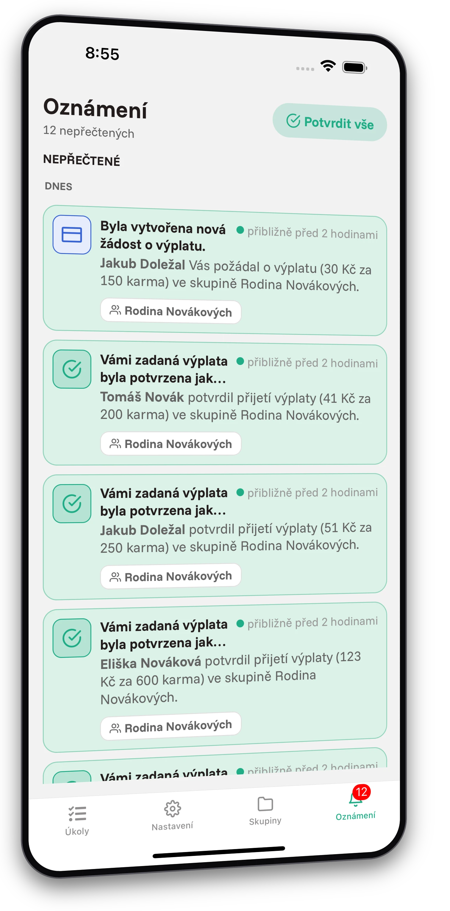Screenshot z aplikace Jobiro - Mnoho úkolů a zcela zdarma a bez omezení.
