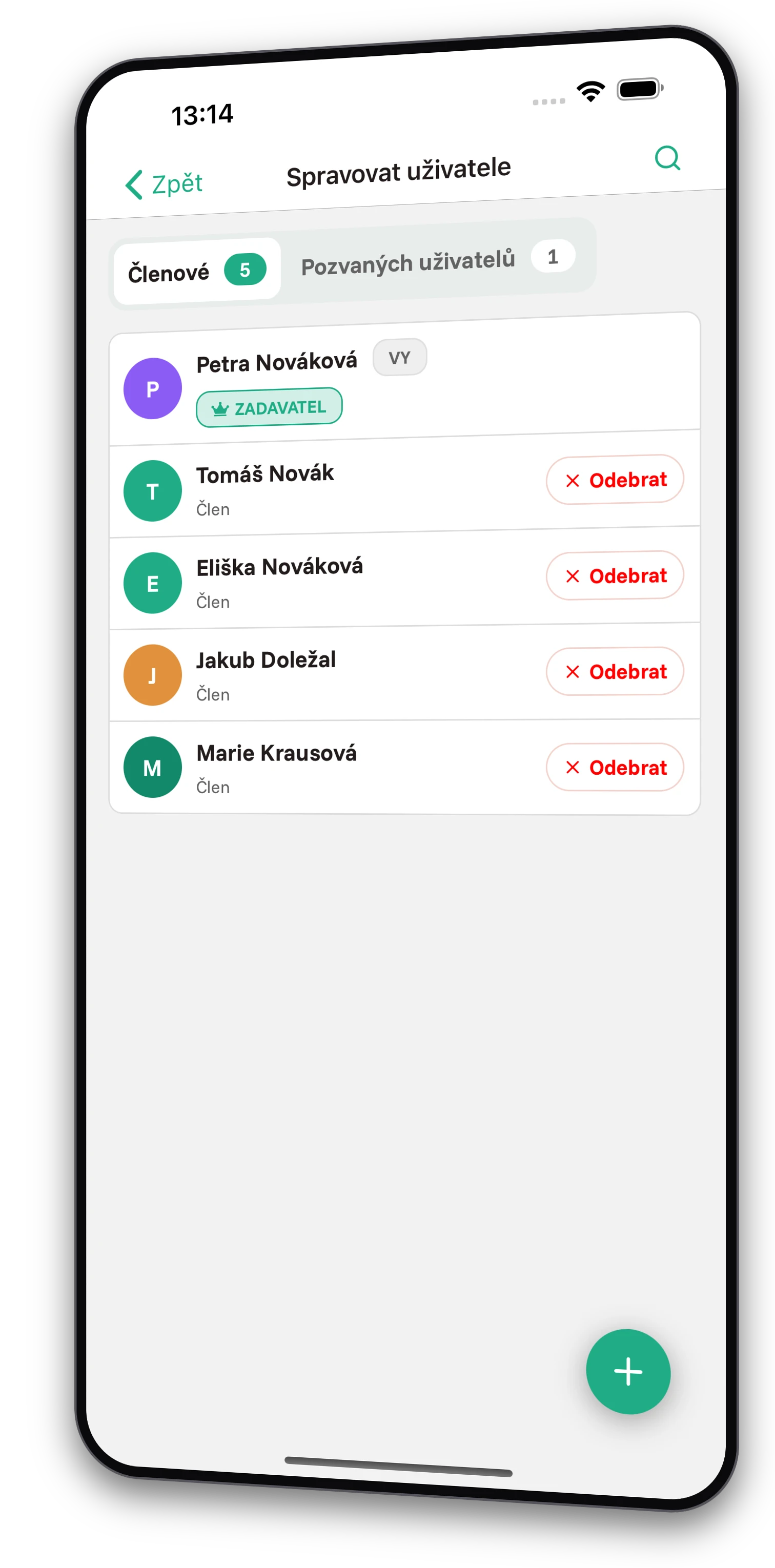 Screenshoty z aplikace Jobiro - Volba vykonavatele úkolu podle přijatých nabídek. - Screenshot 3