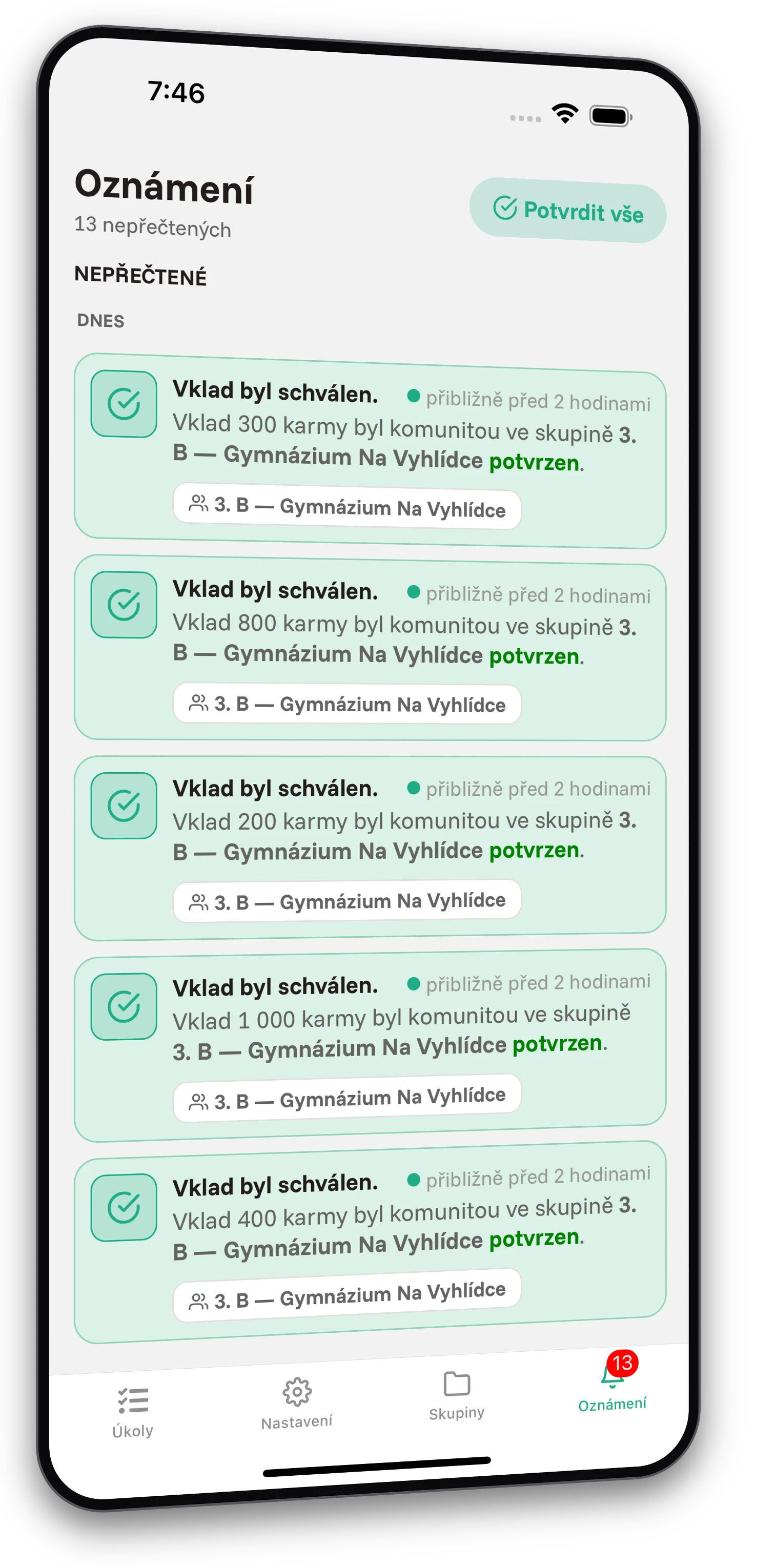 Screenshot z aplikace Jobiro - Mnoho úkolů a zcela zdarma a bez omezení.