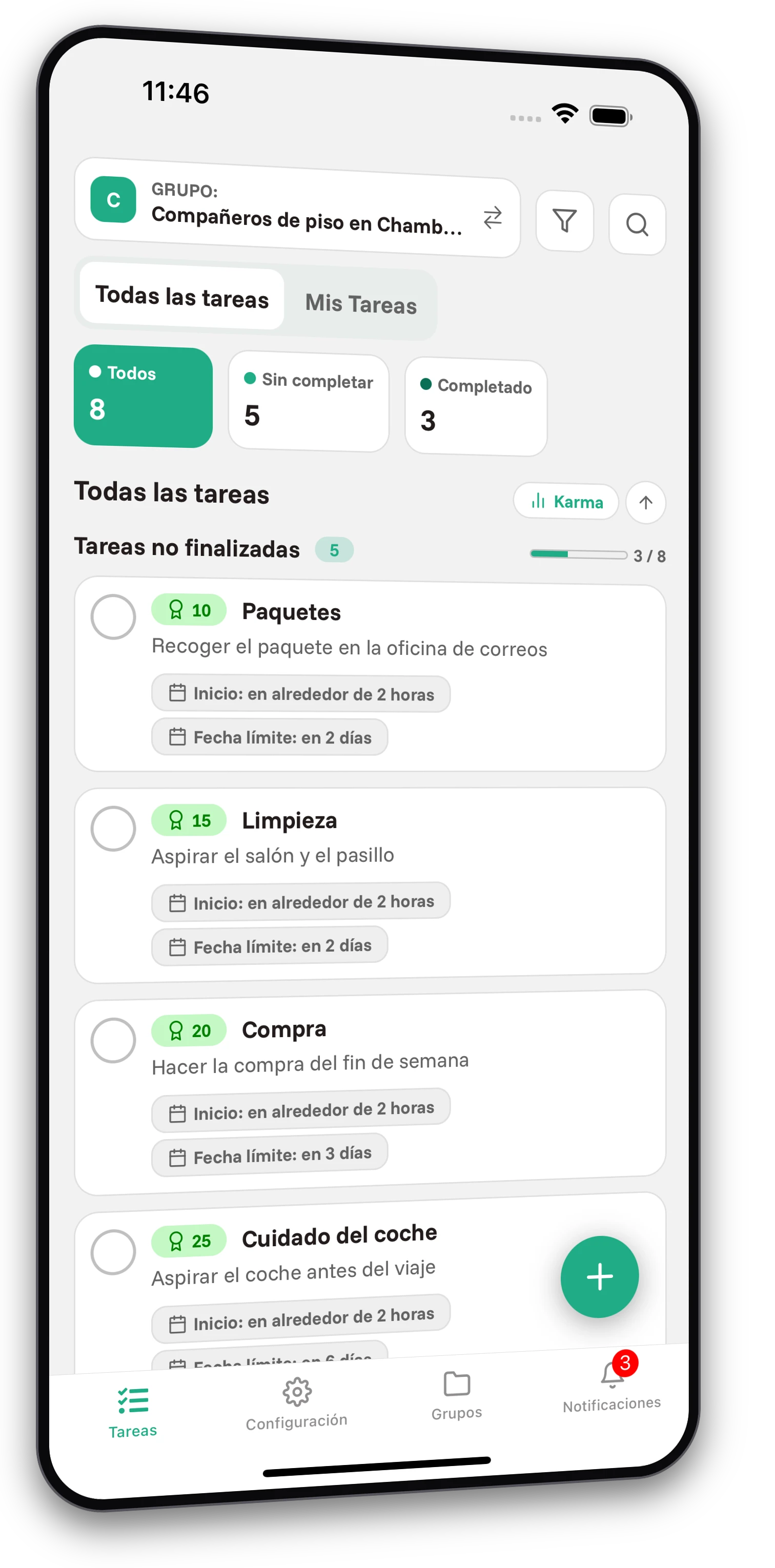 Conjunto de capturas de pantalla de la aplicación Jobiro - Vista previa de grupos privados para estudiantes de primaria. - Screenshot 1
