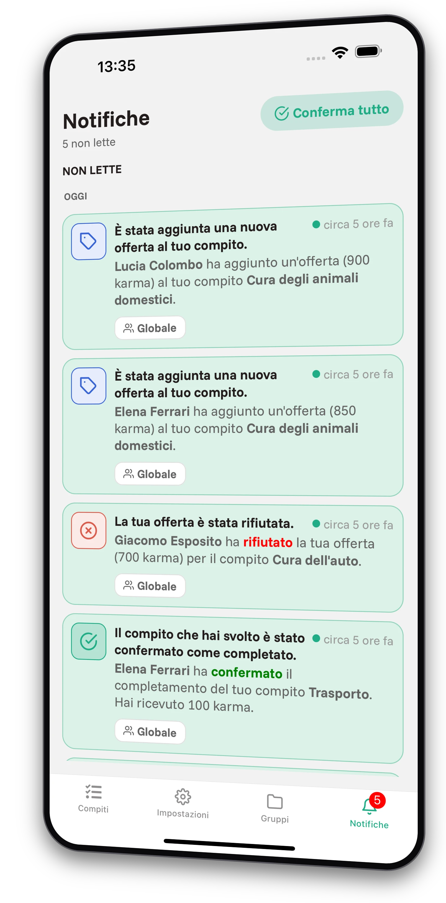 Screenshot dell'app Jobiro - Pagamenti in valuta virtuale. - Screenshot 3