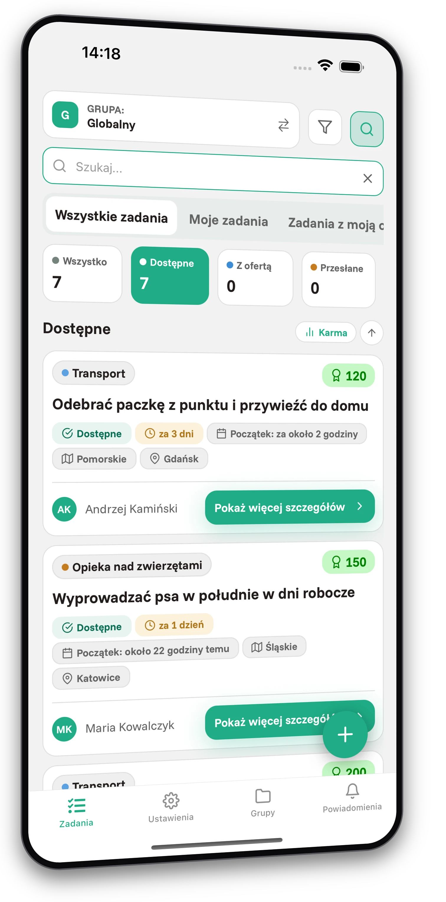 Screenshot aplikacji Jobiro - Wiele zadań, całkowicie za darmo i bez ograniczeń.