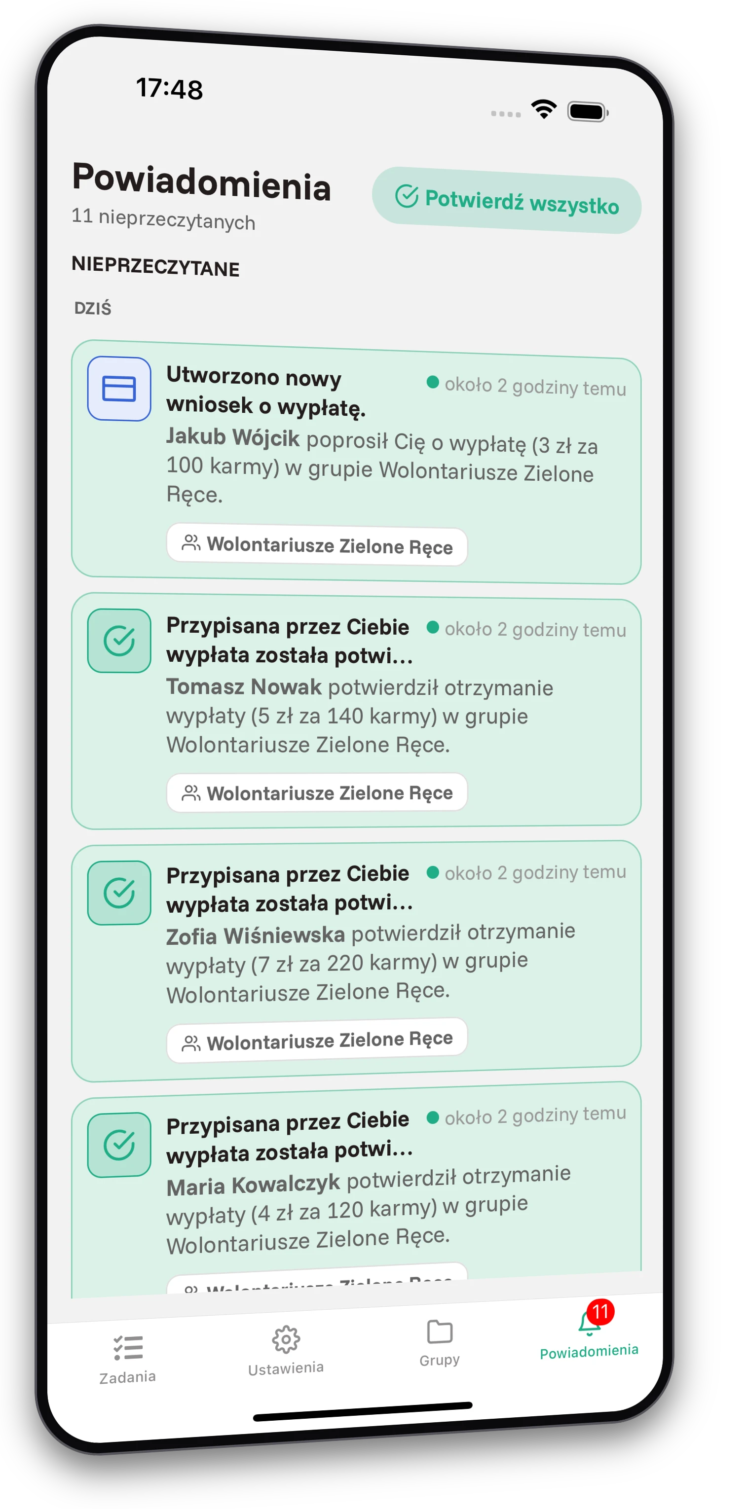 Screenshot aplikacji Jobiro - Wiele zadań, całkowicie za darmo i bez ograniczeń.