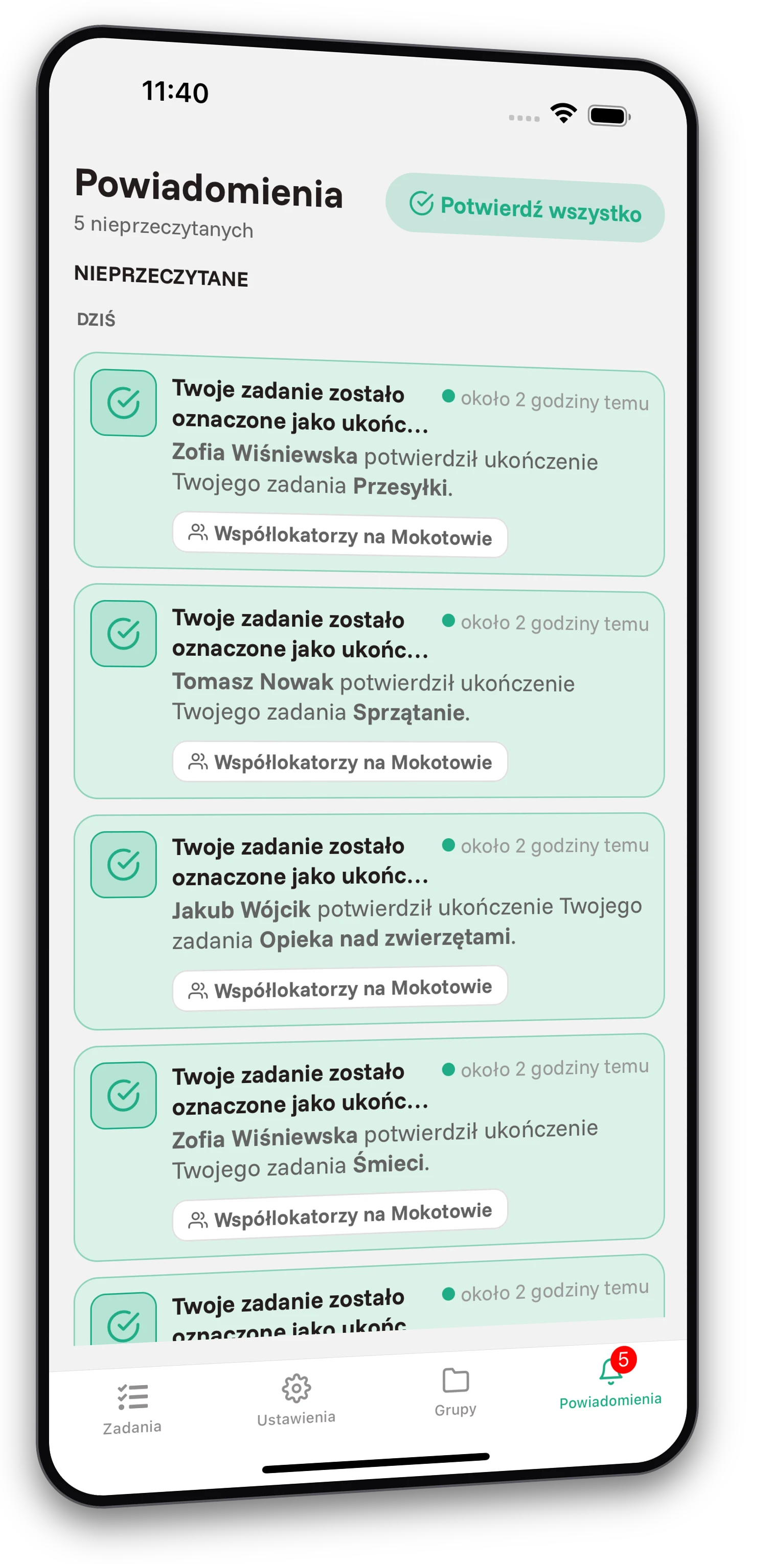 Screenshot aplikacji Jobiro - Wiele zadań, całkowicie za darmo i bez ograniczeń.