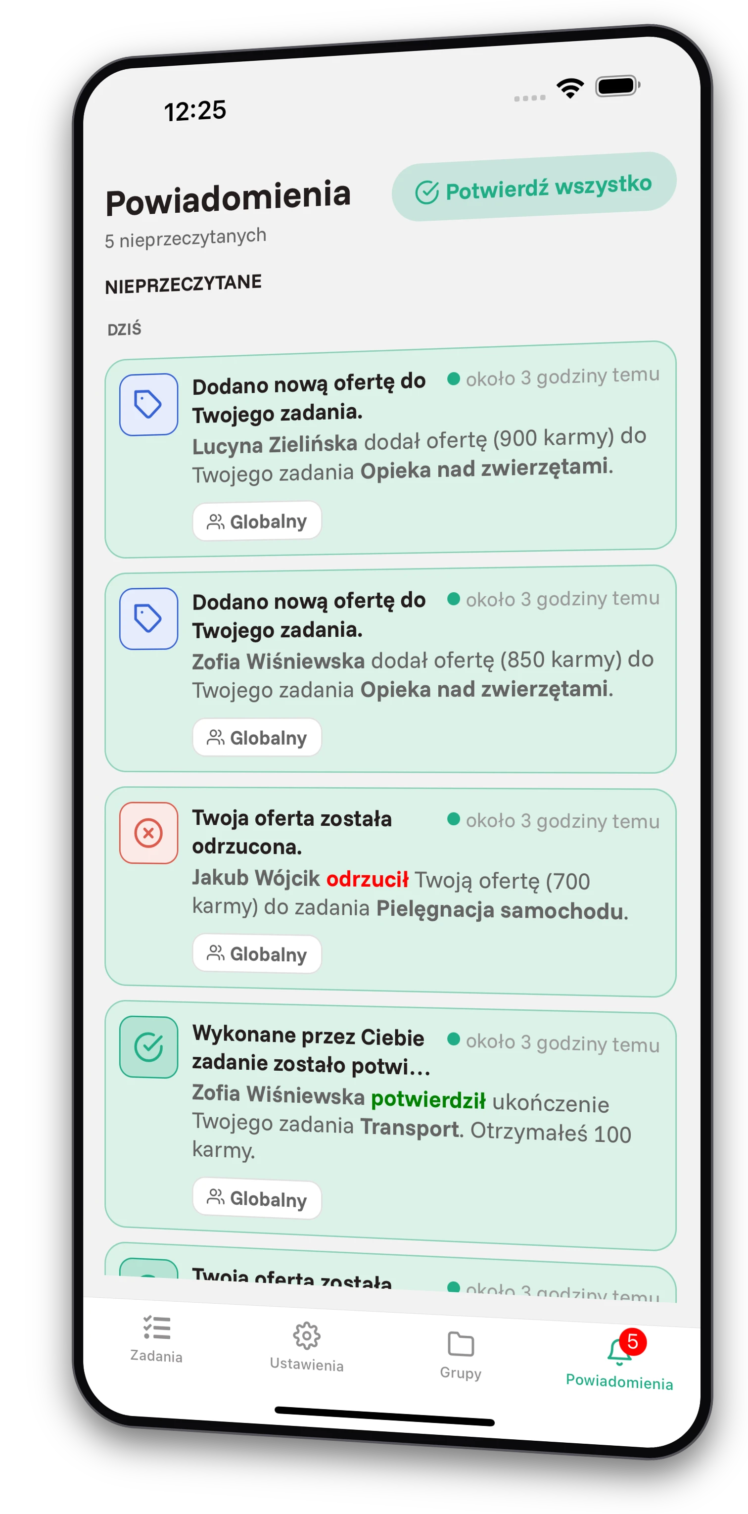 Screenshoty aplikacji Jobiro - Wybór wykonawcy zadania i najlepszych ofert. - Screenshot 3