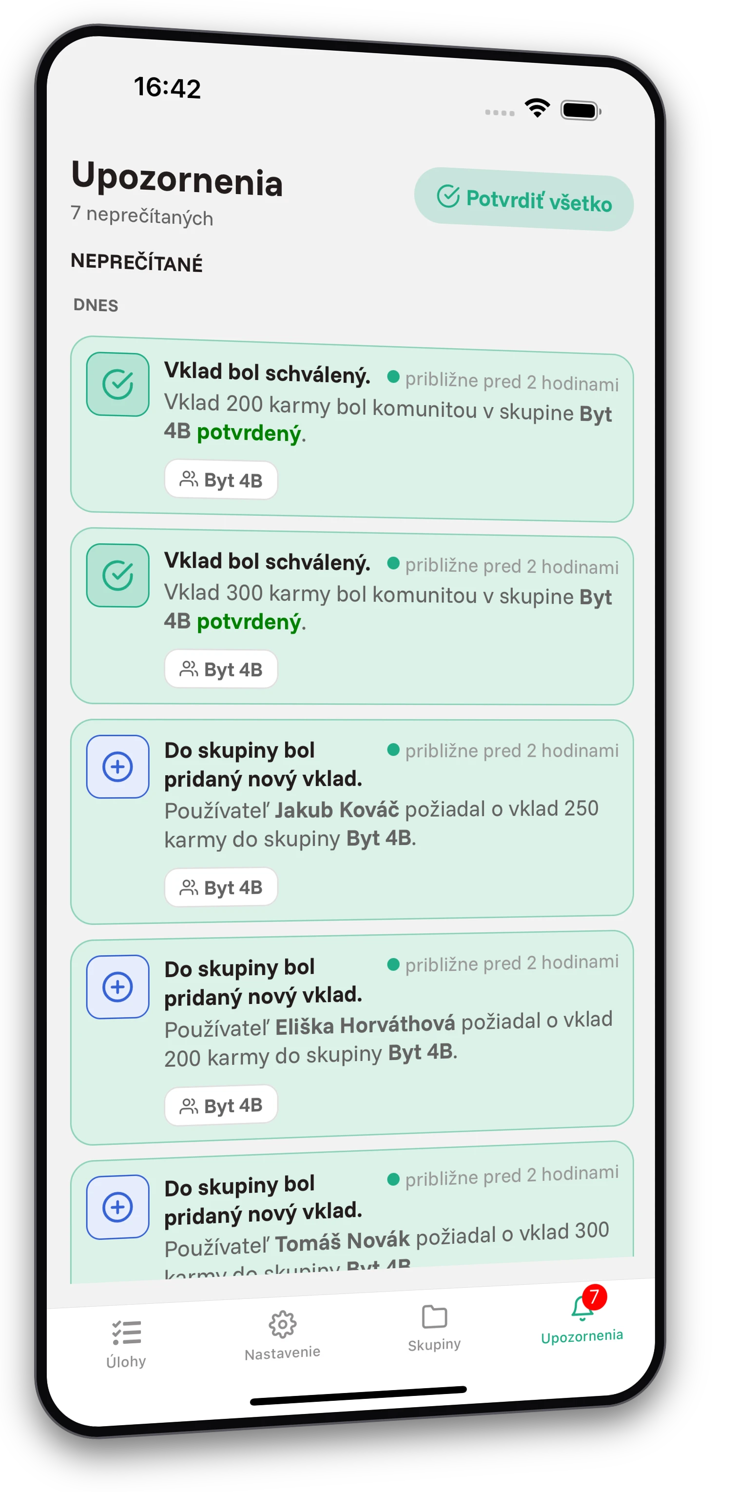 Screenshot z aplikácie Jobiro - Veľa úloh a úplne zadarmo a bez obmedzení.