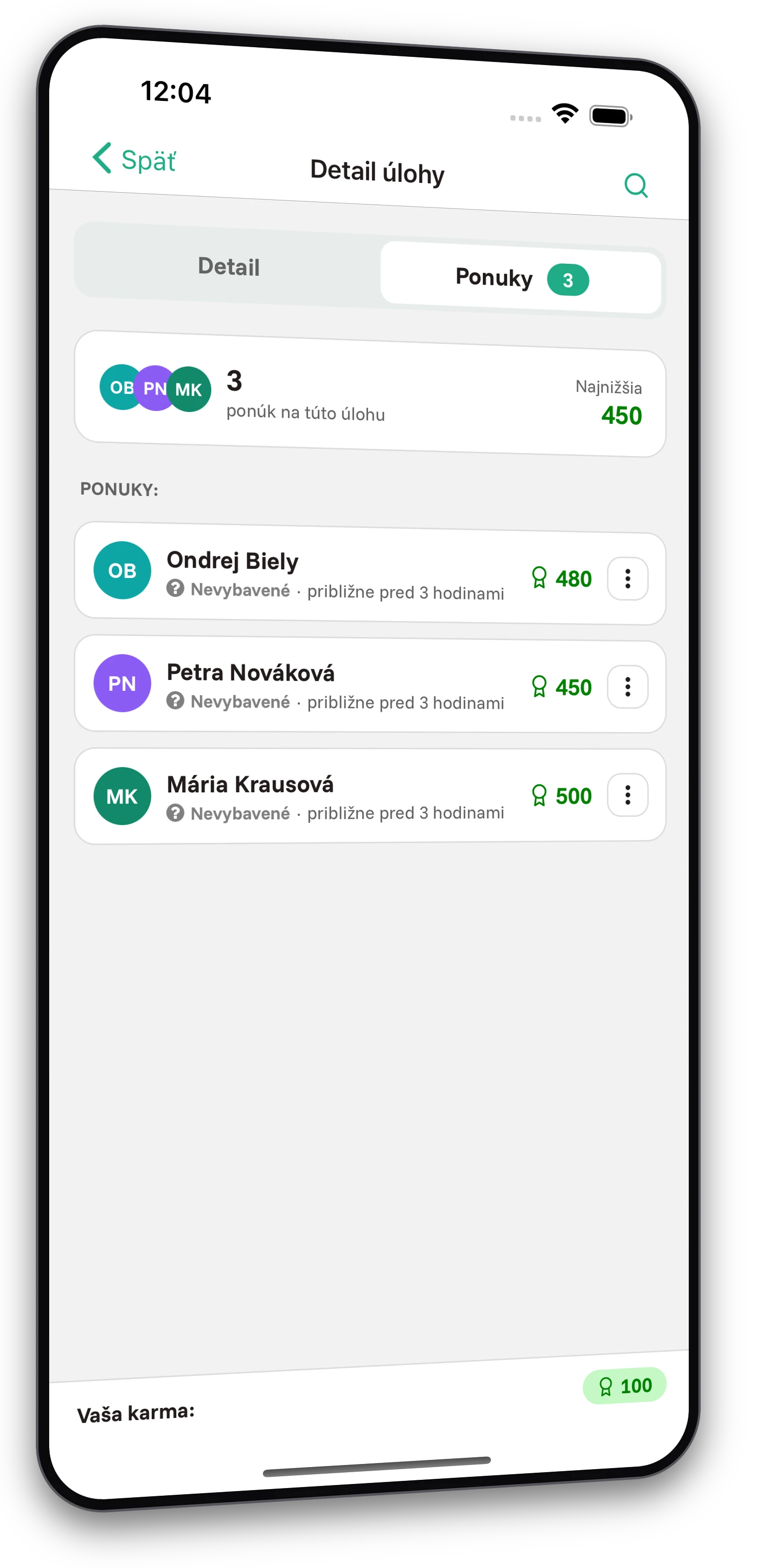 Screenshoty z aplikácie Jobiro - Platby virtuálnou menou. - Screenshot 2