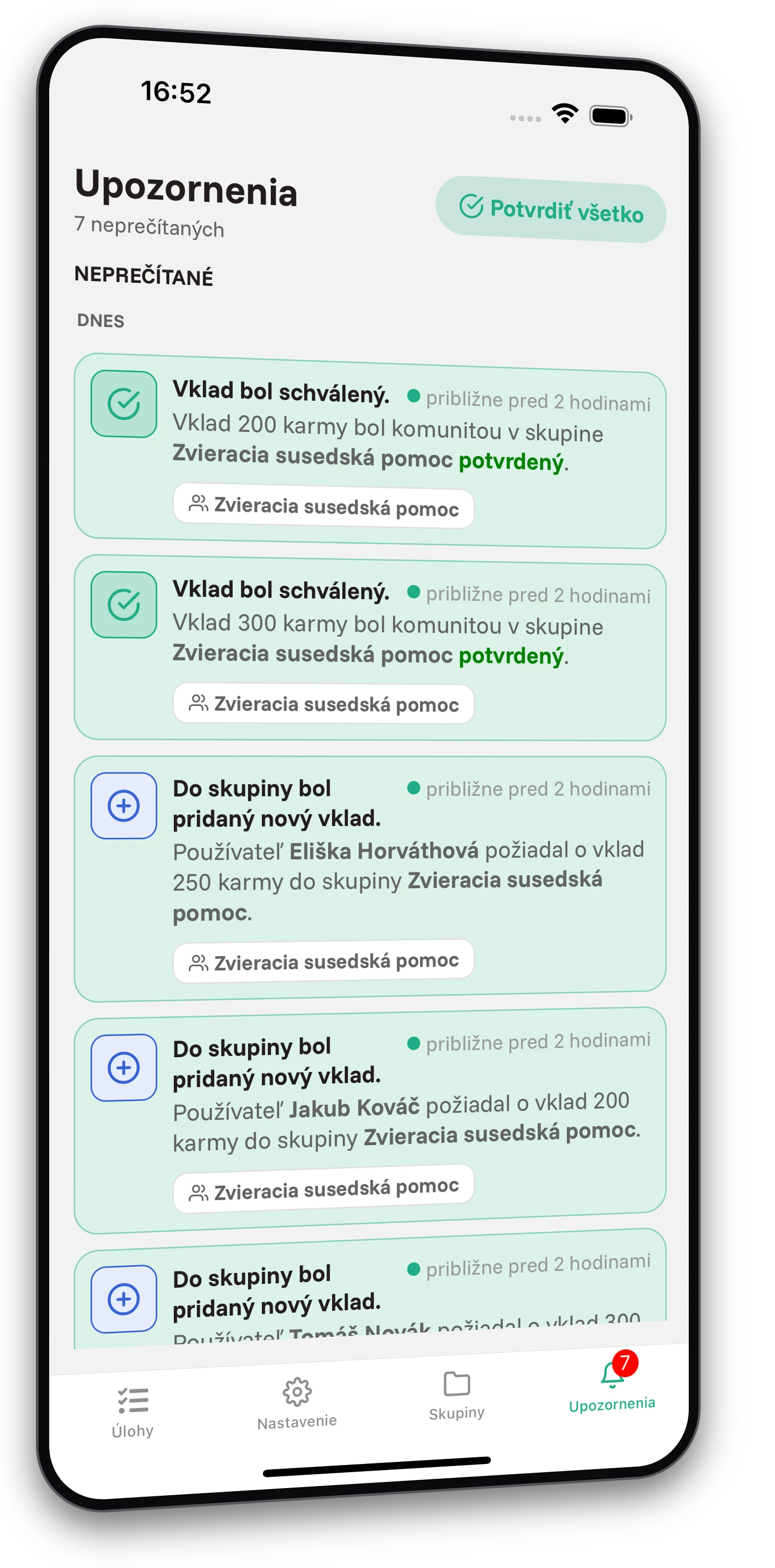 Screenshot z aplikácie Jobiro - Veľa úloh a úplne zadarmo a bez obmedzení.