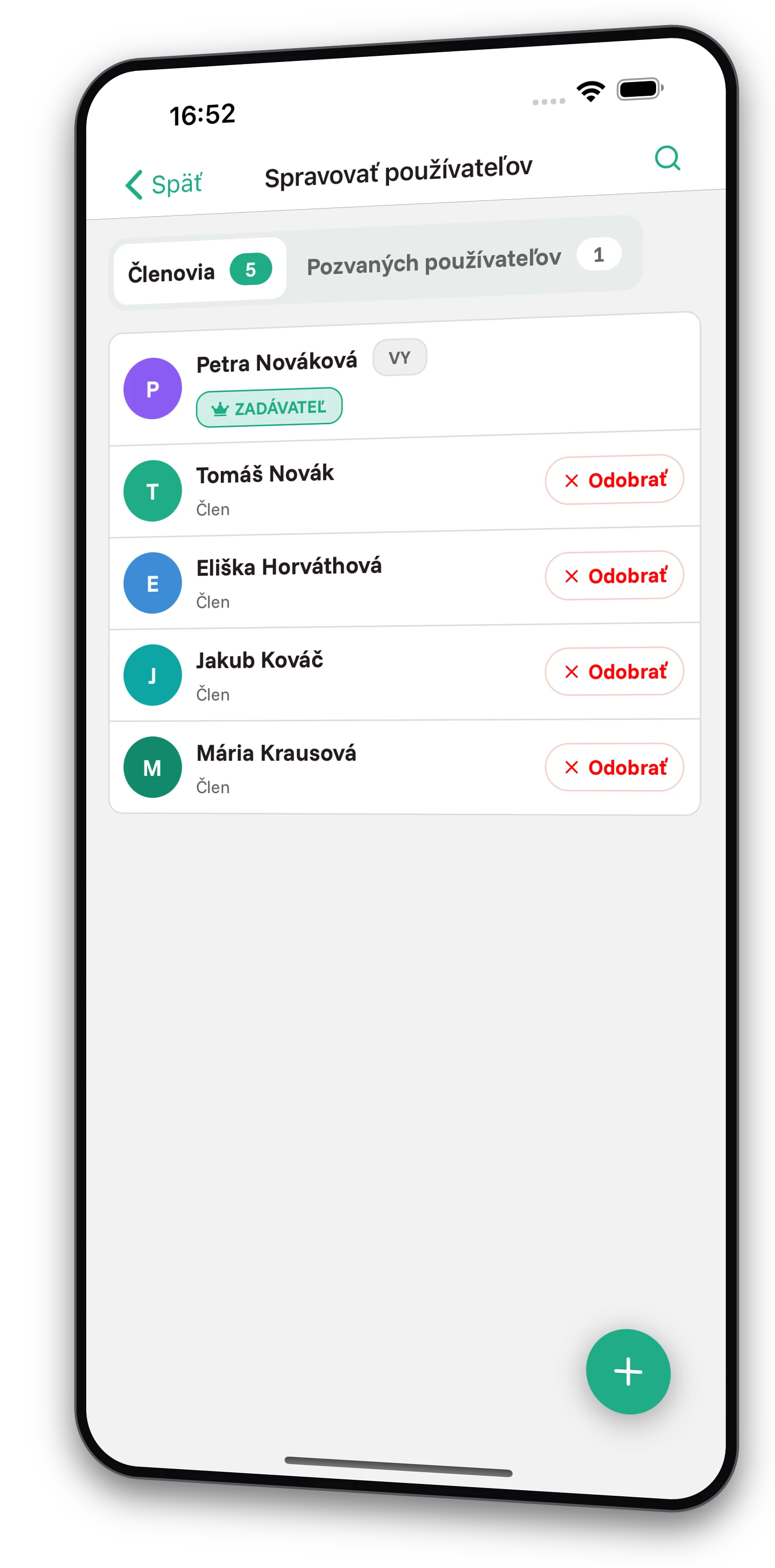 Screenshoty z aplikácie Jobiro - Voľba vykonávateľa úlohy podľa prijatých ponúk. - Screenshot 3